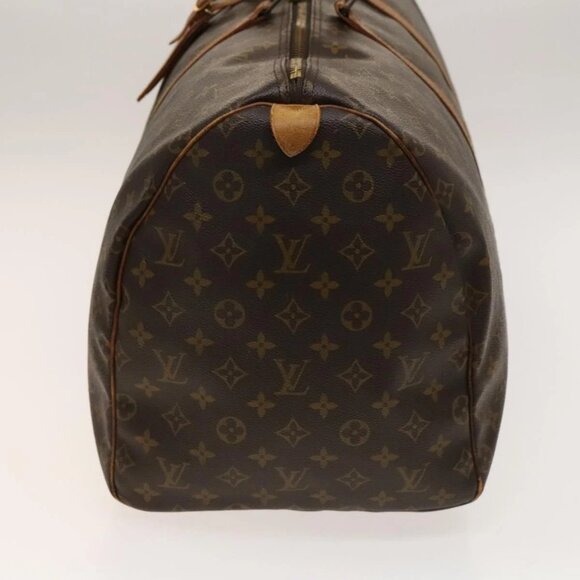 LOUIS VUITTON Monogram Keepall 55 Boston Bag M41424 LV Auth 140035 - Picture 6 of 16